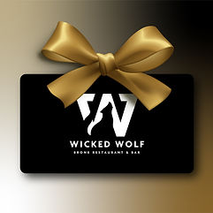 Wicked Wolf Bronx Restaurant and Bar Holiday Gift Card